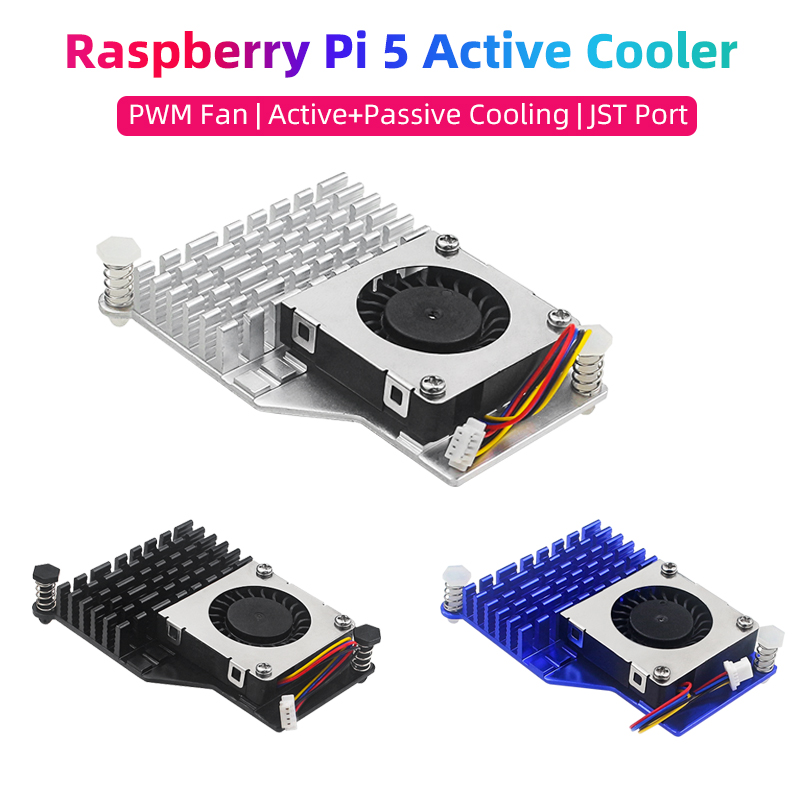 Raspberry Pi Water Cooling Kit - Raspberry Pi 5 Radiator pendingin aktif