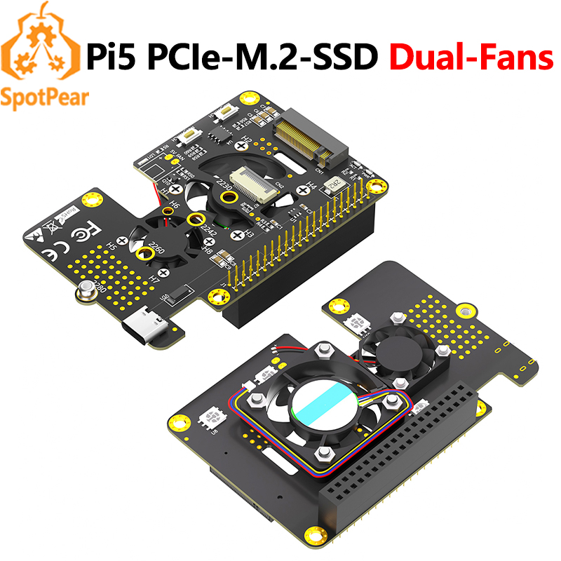 Argon One V3 M.2 Nvme Case - Raspberry Pi topi 5 PCIe ke