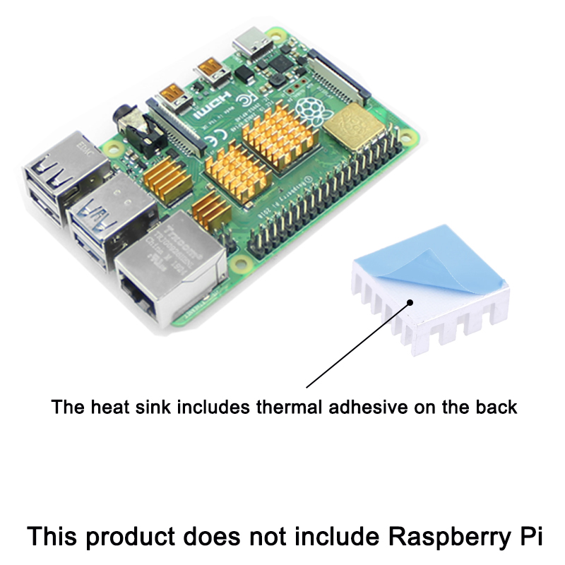 GPUHOLD Chipset Cooler 4 Buah/ - Raspberry Pi Water Cooling Kit ulasan dan harga