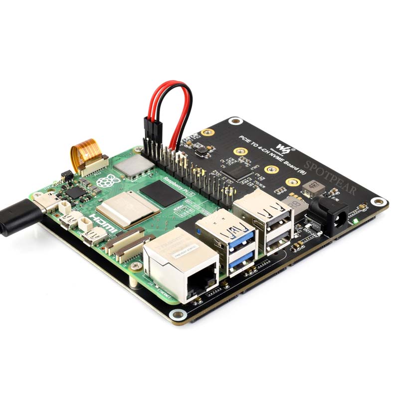 Raspberry Pi 5 PCIe ke 4-CH M. - Argon One V3 M.2 Nvme Case ulasan dan harga