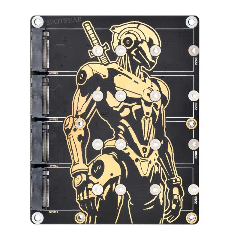 Raspberry Pi 5 PCIe ke 4-CH M. - Argon One V3 M.2 Nvme Case ulasan dan harga